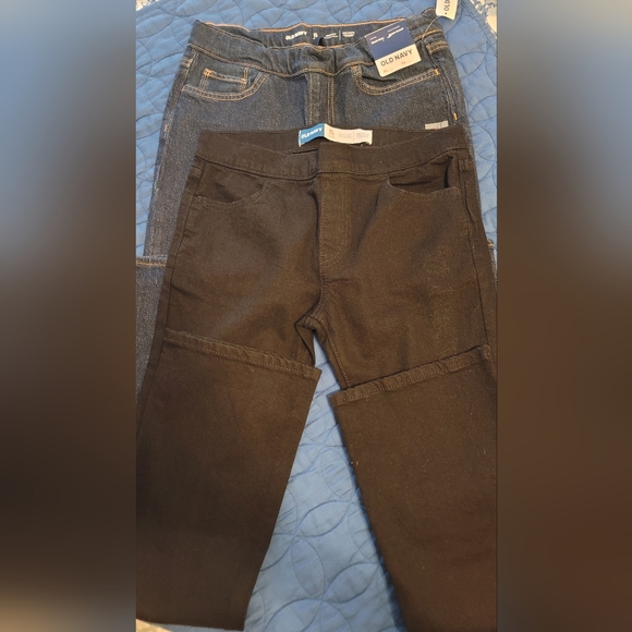 Girls set of jeans Blue and Black size 14/16 - Picture 3 of 3